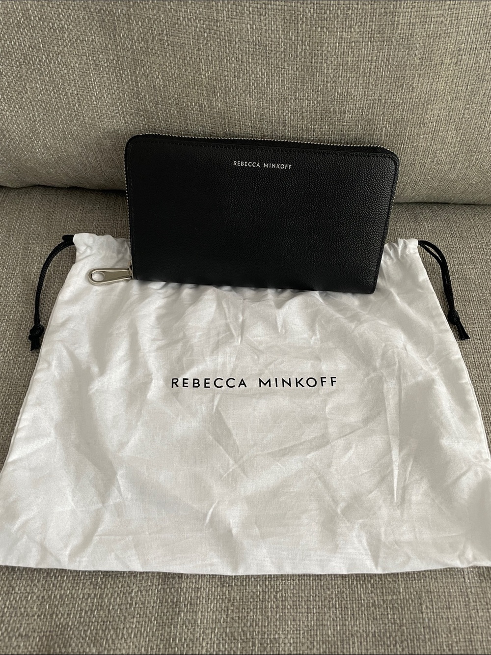 Rebecca Minkoff Black Zip Wallet